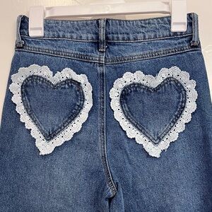 Ashley Mason Heart Back Pockets Jeans